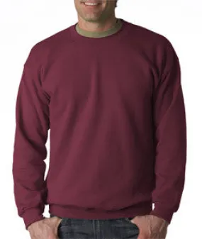 18000 Gildan Adult Heavy BlendCrew Neck Sweatshirt Maroon