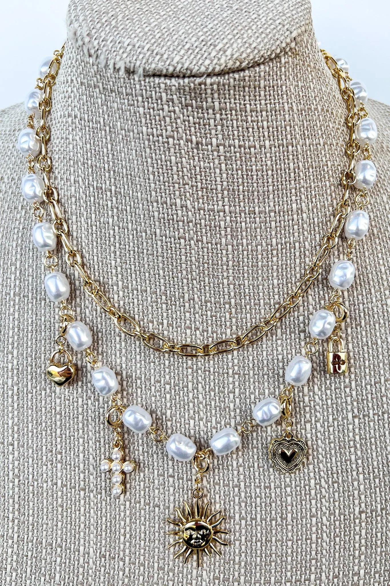 2 Layer Charm Necklace