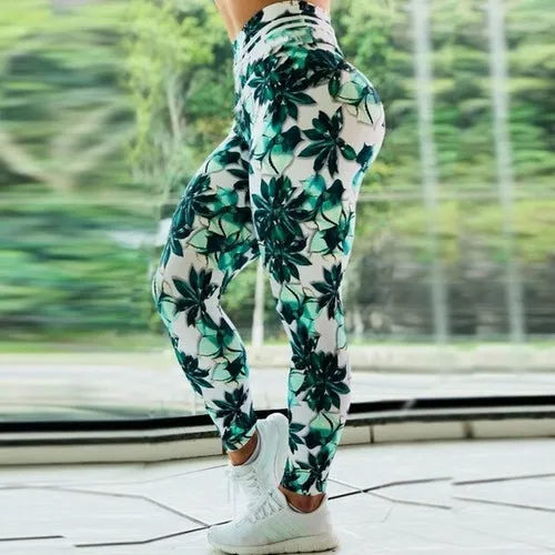 3D Flowers fitness legings sexy high quality