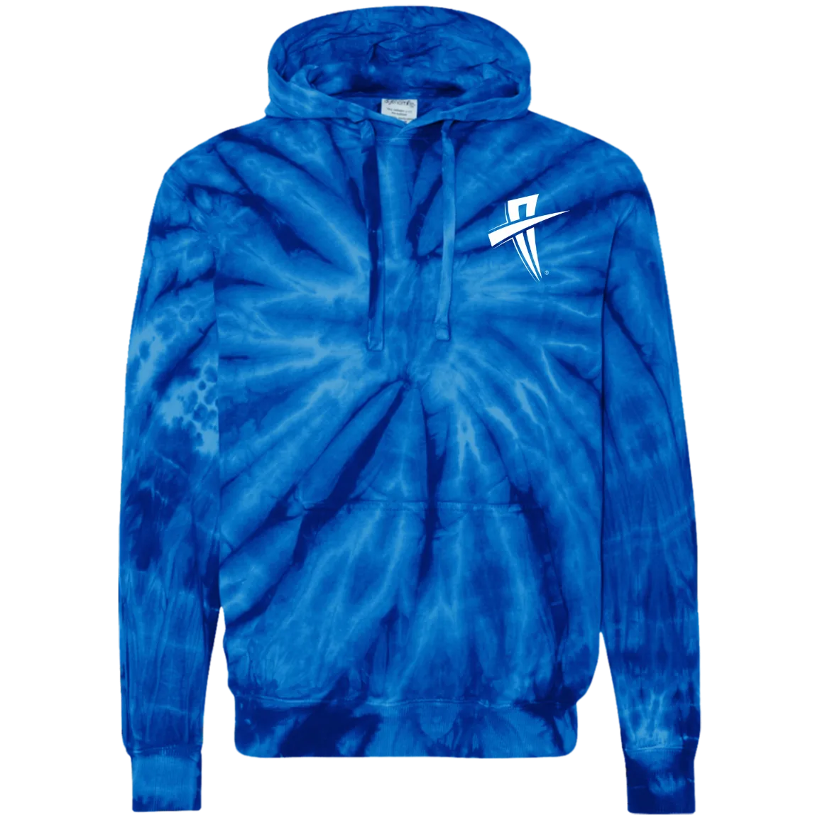 Action Cross Soul Cool Fit Tie-Dyed Pullover Hoodie - Embroidered Action Cross