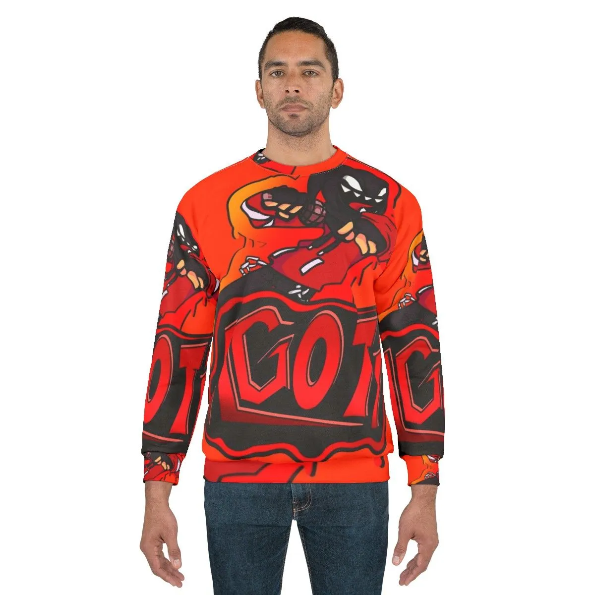 Agoti FNF Mod Graffiti Sweatshirt - Friday Night Funkin' Fan Gear