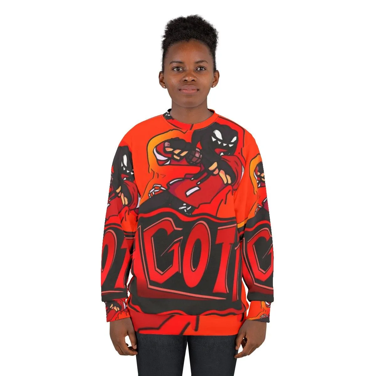 Agoti FNF Mod Graffiti Sweatshirt - Friday Night Funkin' Fan Gear