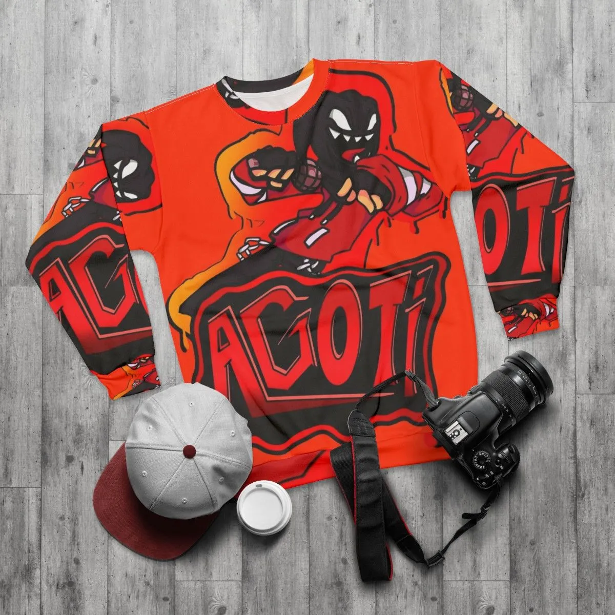 Agoti FNF Mod Graffiti Sweatshirt - Friday Night Funkin' Fan Gear