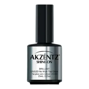 Akzéntz Luxio Gel Top Coat - No Wipe Gloss 0.5oz