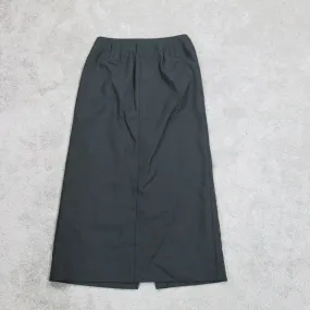 Ann Taylor Loft Womens Wool Straight & Pencil Skirt Back Slit Black Size 8
