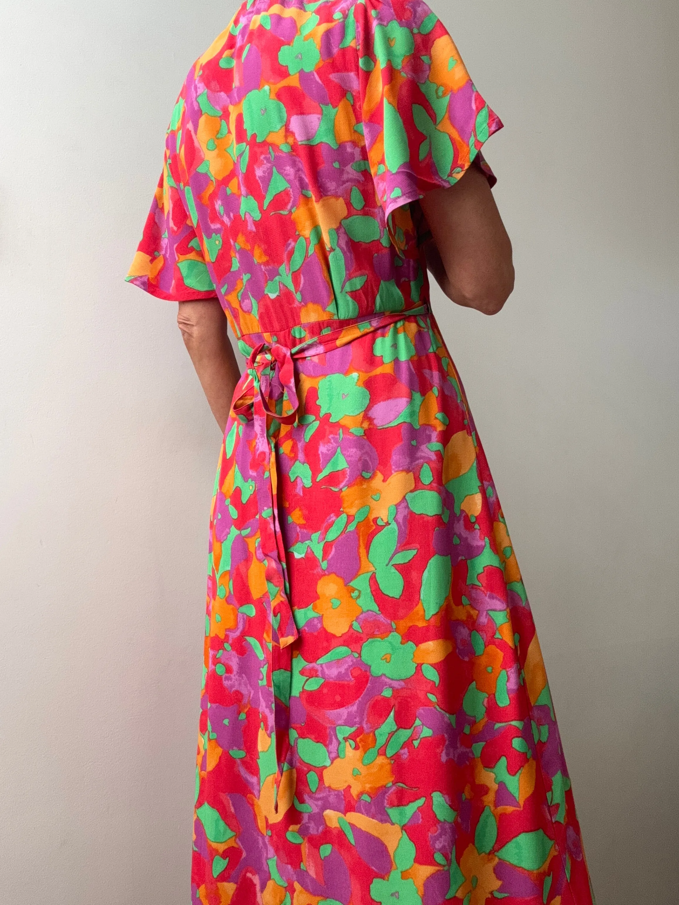 Archana Butterfly Wrap Dress