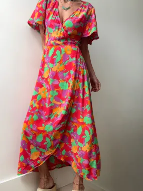 Archana Butterfly Wrap Dress
