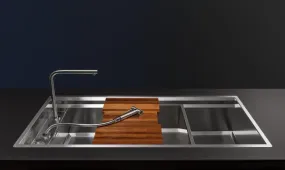 Artinox Layer BRL 104, top or undermount multi-level sink