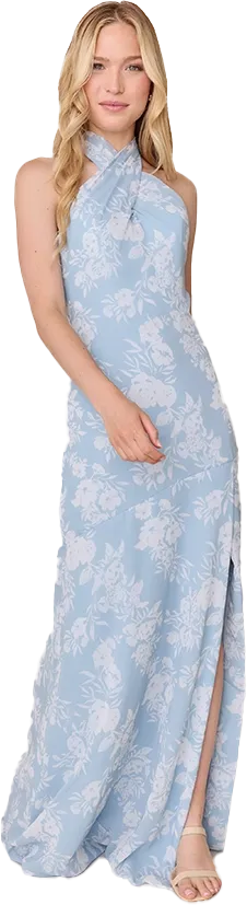 Athena Chiffon Floral Print Dress | Made To Order
