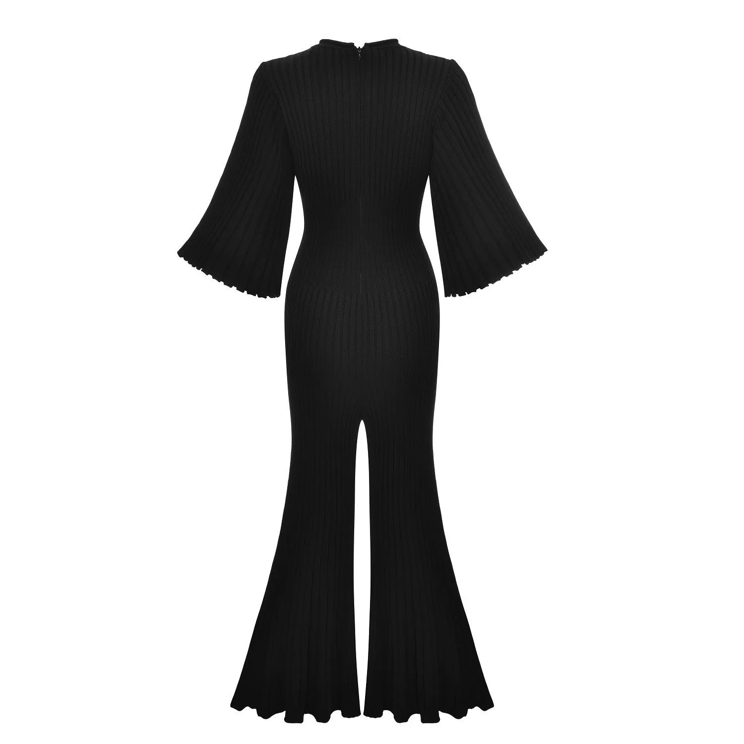 Bae Wide Leg Fitted Knit Jumpsuit