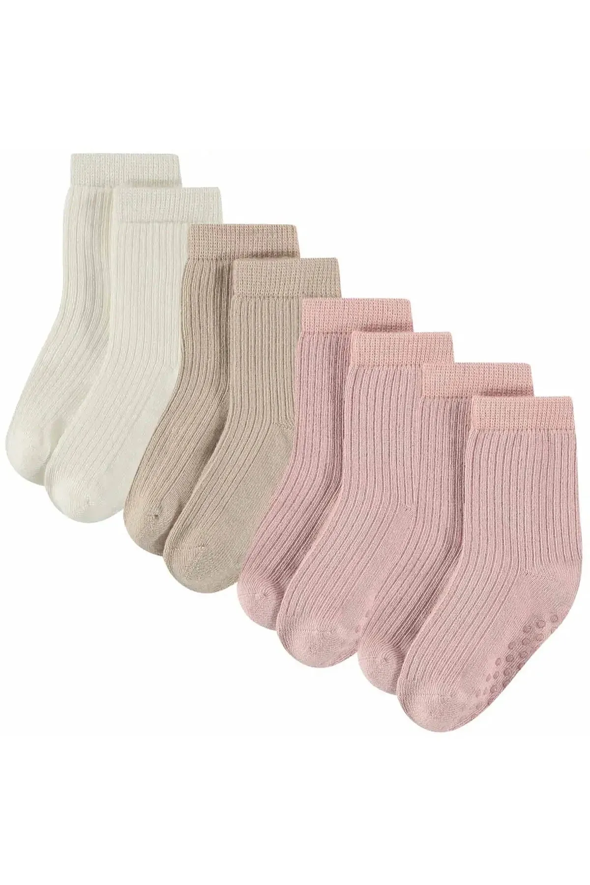 Bamboo Basics Sidney Baby BB Knitted Unisex Rib Socks 4-pack