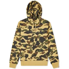 BAPE "World Gone Mad" Hoodie 1st Camo Yellow