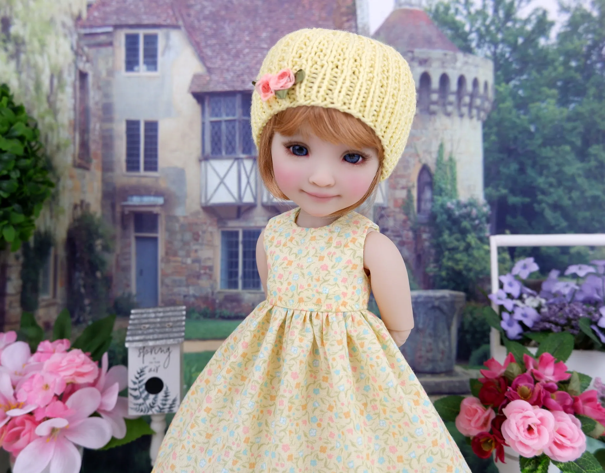 Bit of Spring - dress and sweater set with shoes for Ruby Red Fashion Friends doll