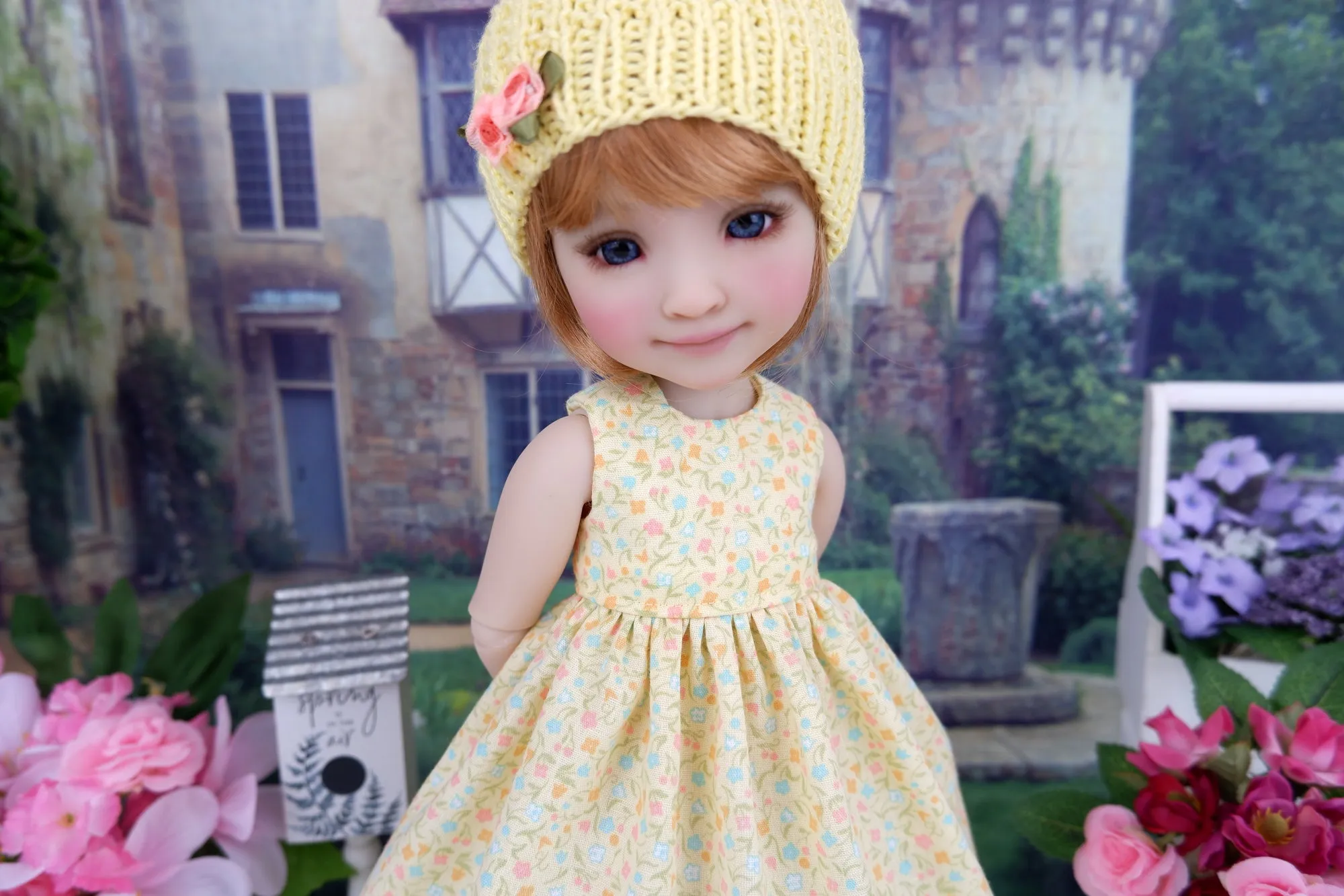 Bit of Spring - dress and sweater set with shoes for Ruby Red Fashion Friends doll