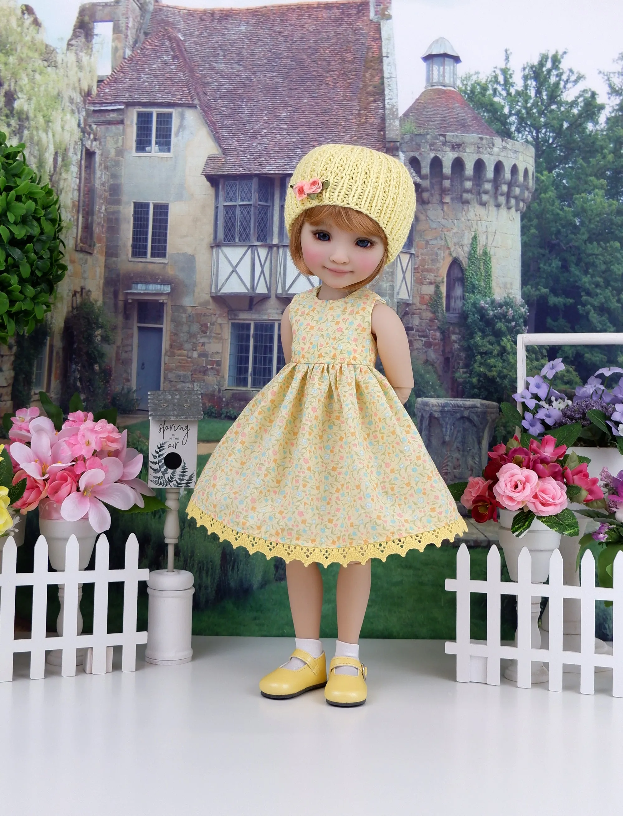 Bit of Spring - dress and sweater set with shoes for Ruby Red Fashion Friends doll
