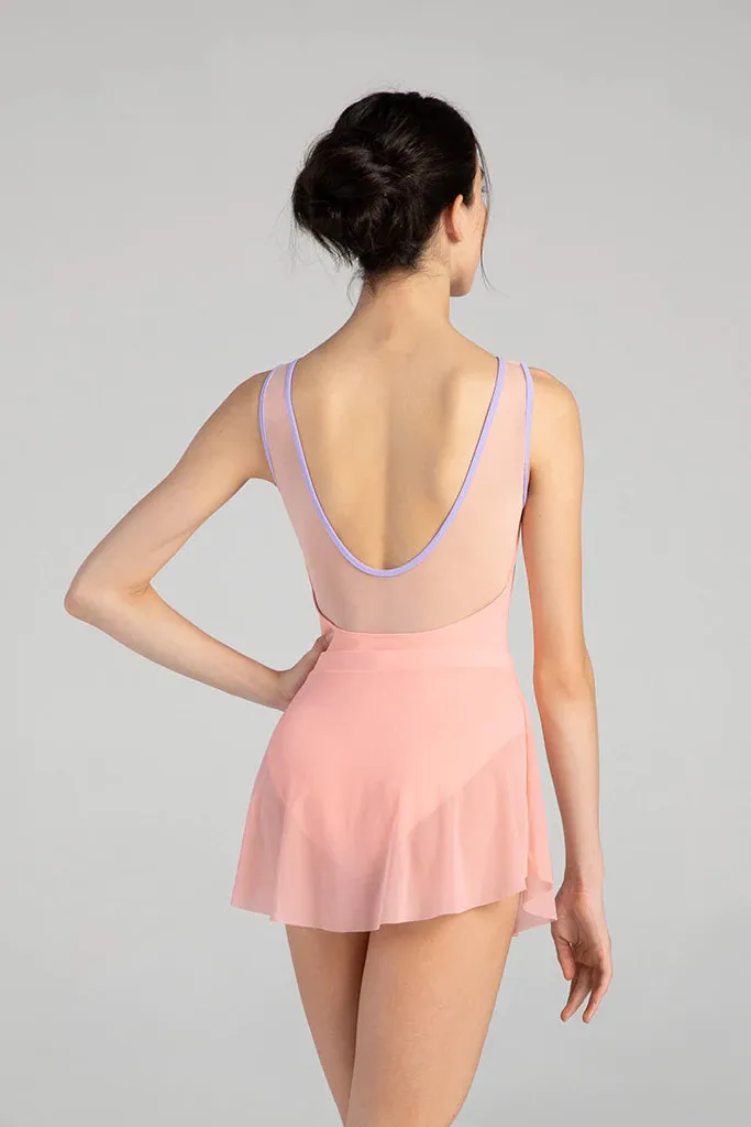 Bloch SALE | Lyric Mesh Womens Skirt | Peach