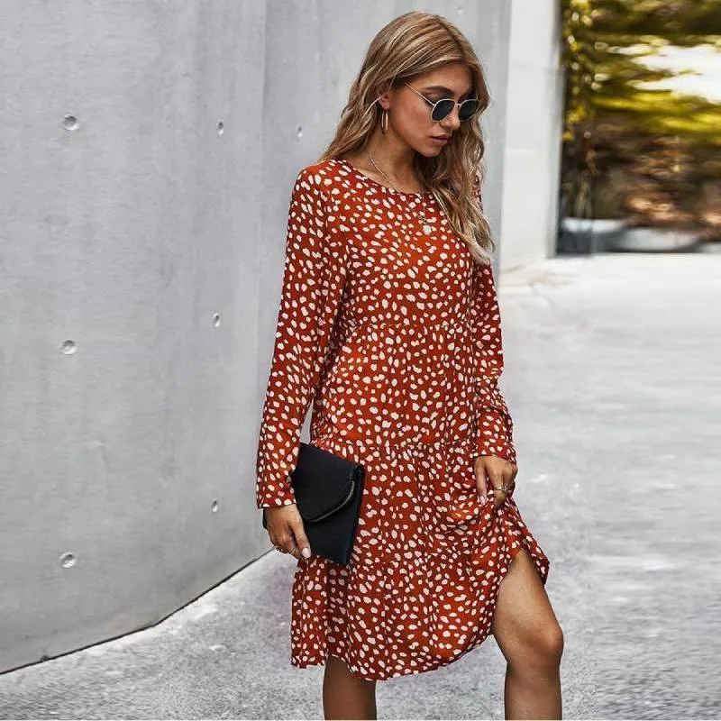 Bohemian Dress - Loose Knee Length