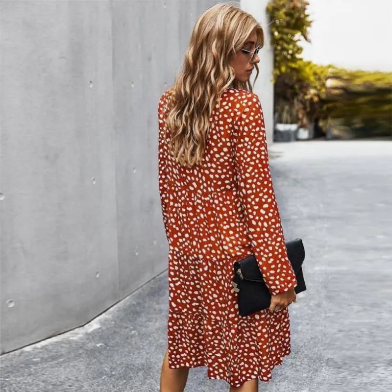 Bohemian Dress - Loose Knee Length