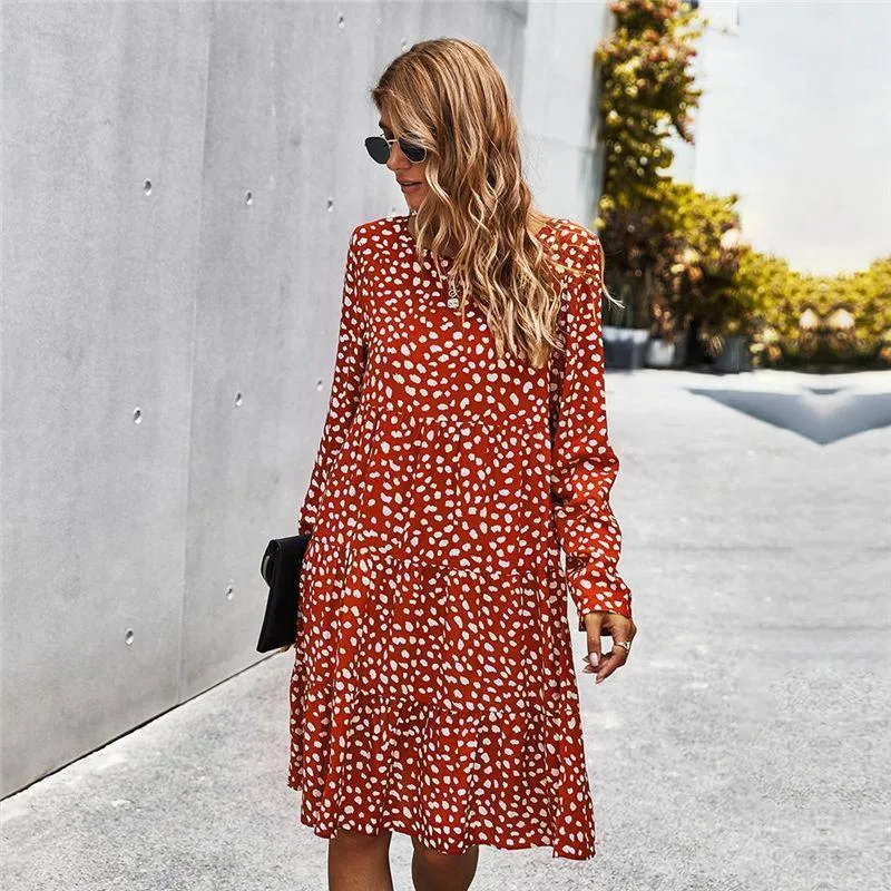 Bohemian Dress - Loose Knee Length
