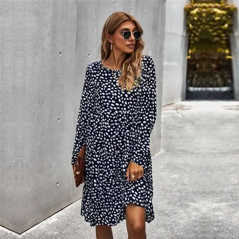 Bohemian Dress - Loose Knee Length