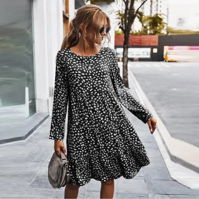 Bohemian Dress - Loose Knee Length