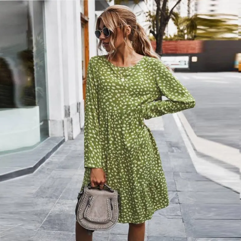 Bohemian Dress - Loose Knee Length