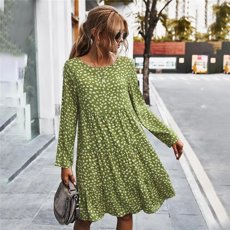 Bohemian Dress - Loose Knee Length
