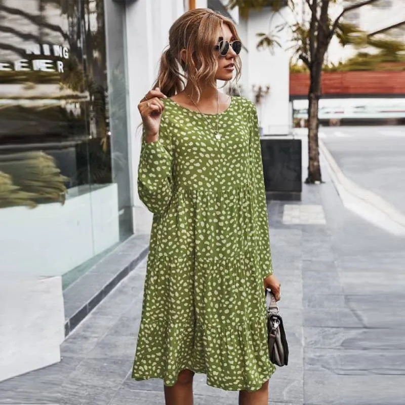 Bohemian Dress - Loose Knee Length