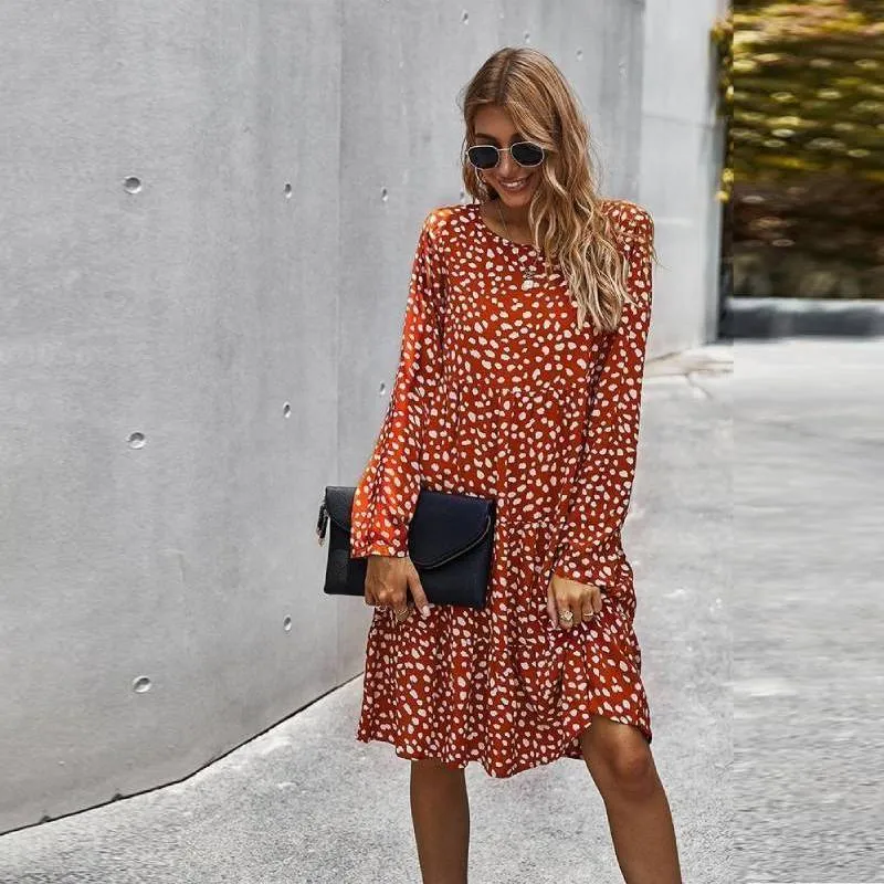 Bohemian Dress - Loose Knee Length