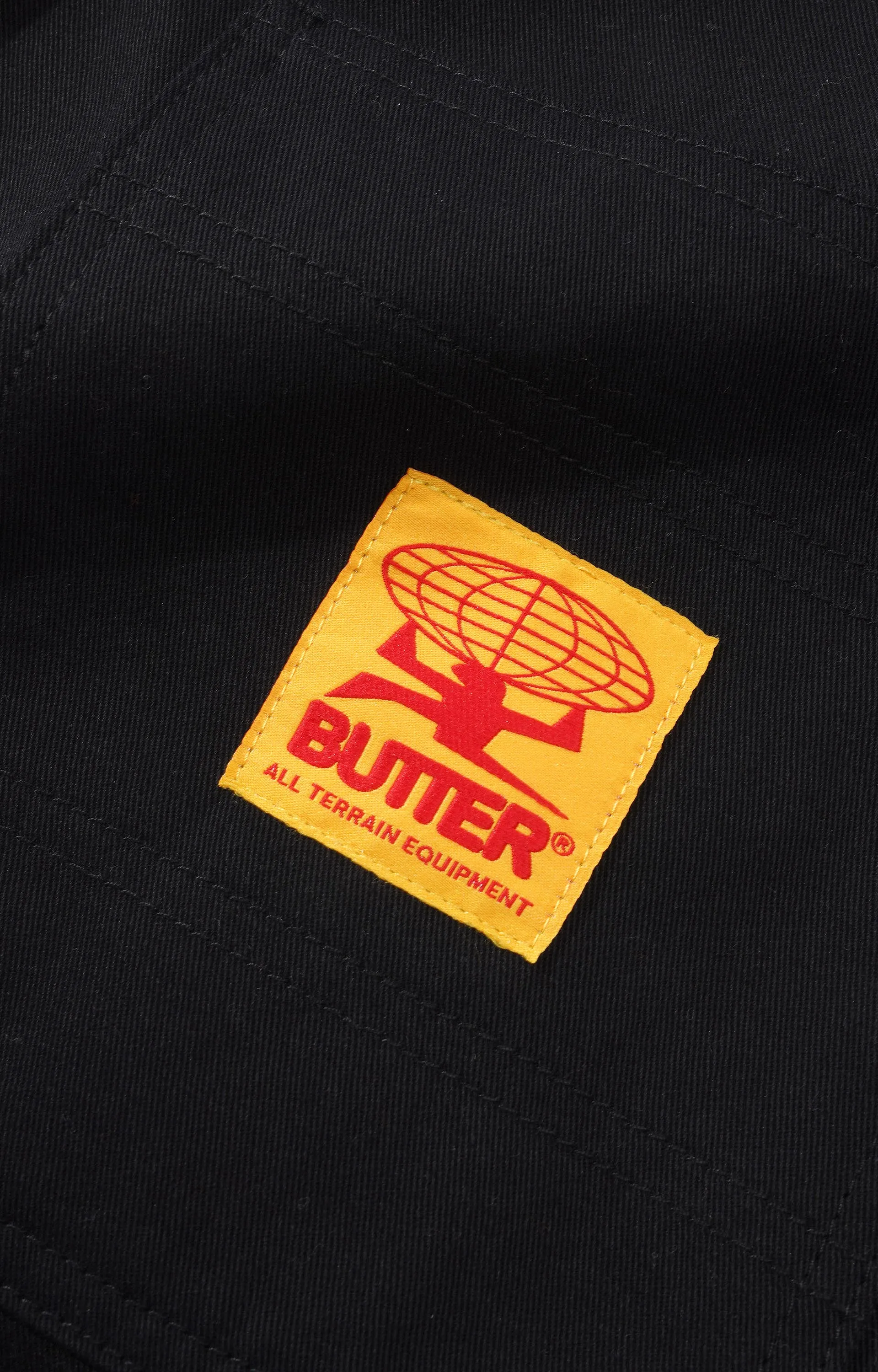Butter Goods Field Cargo Pants, Washed Black