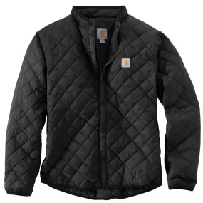 Carhartt Men's Black Yukon Quilted Base Layer Top