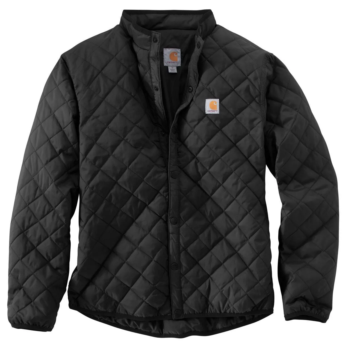 Carhartt Men's Black Yukon Quilted Base Layer Top