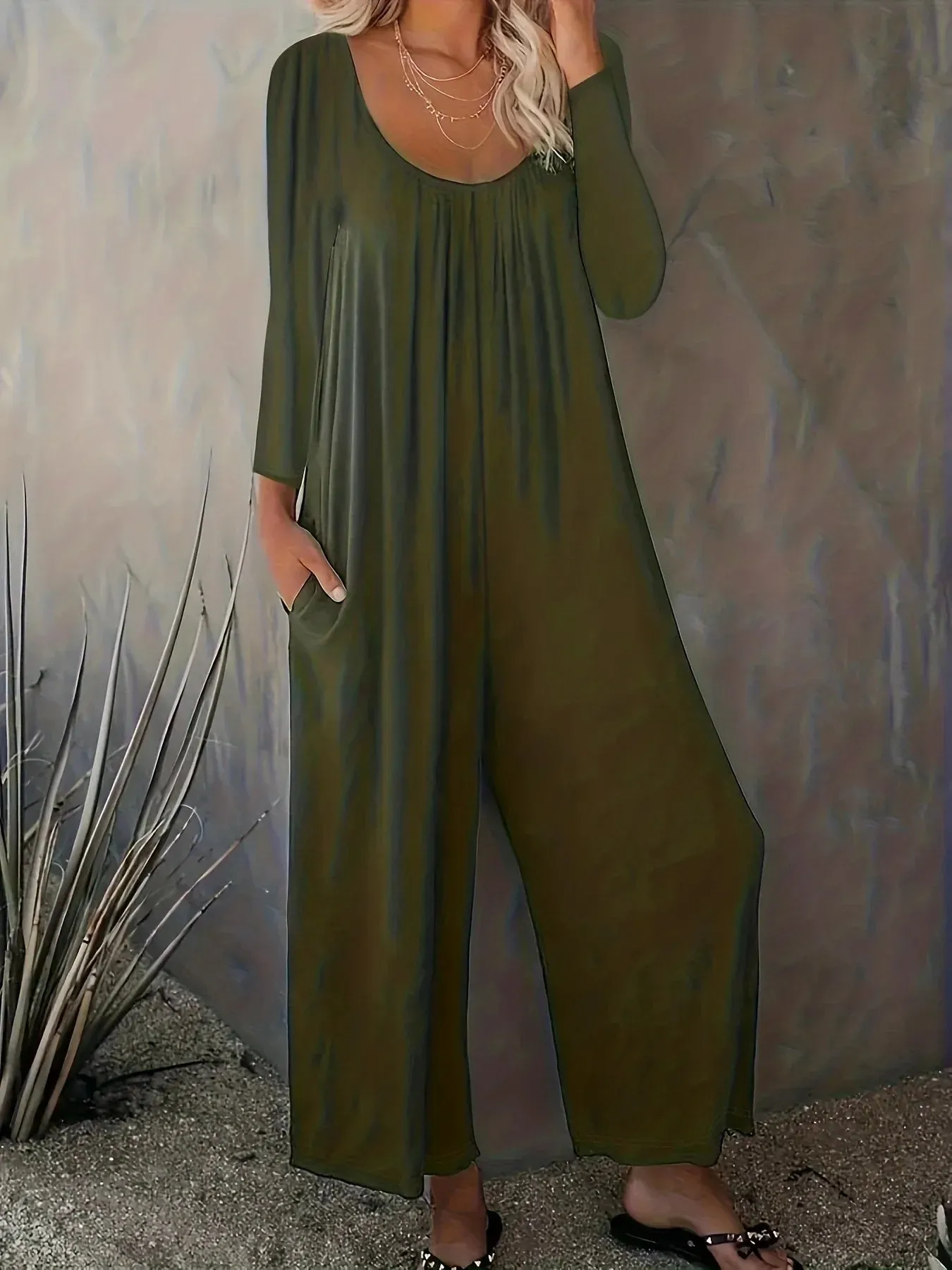 Casual Jumpsuit  Printed