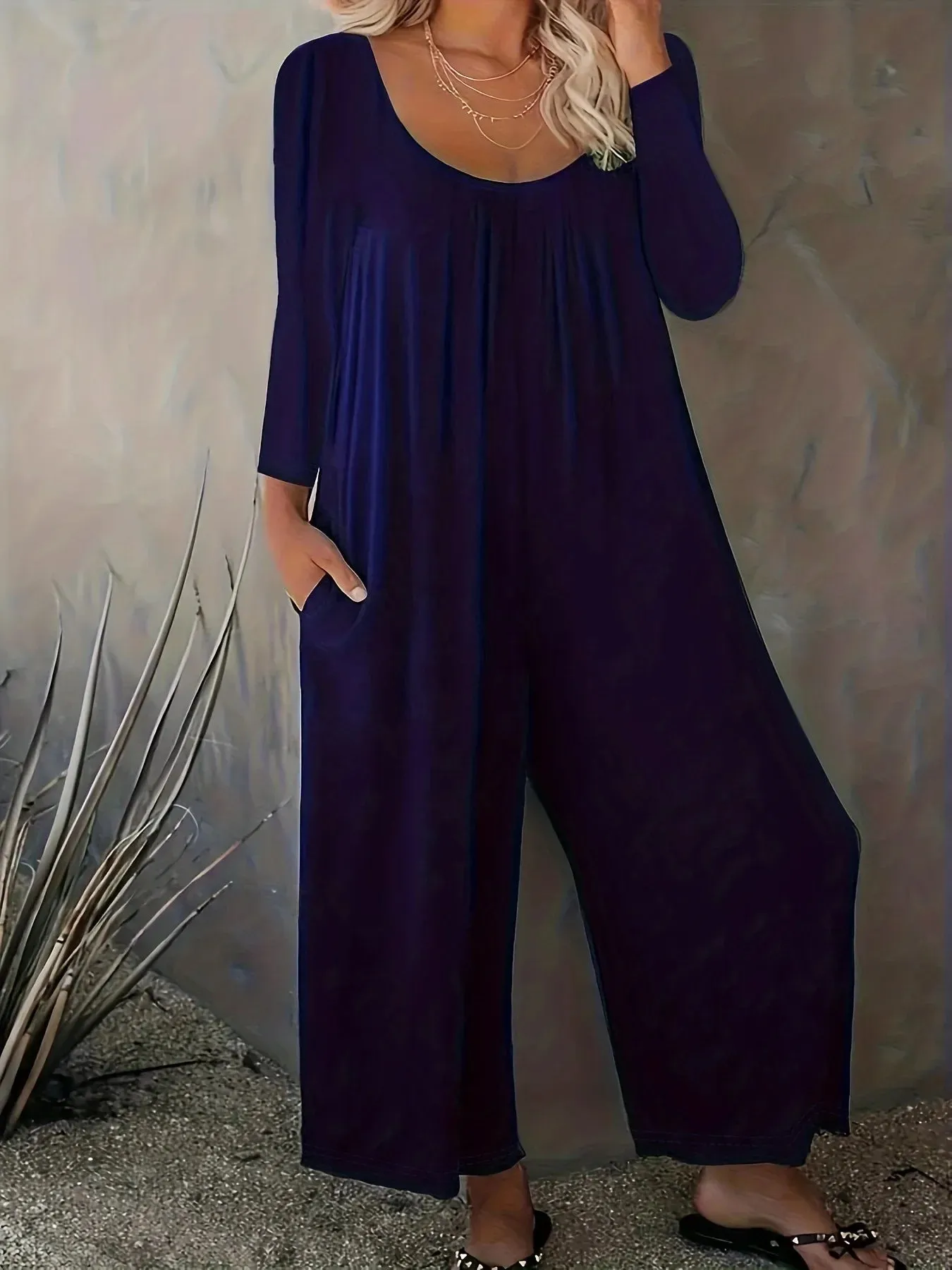 Casual Jumpsuit  Printed