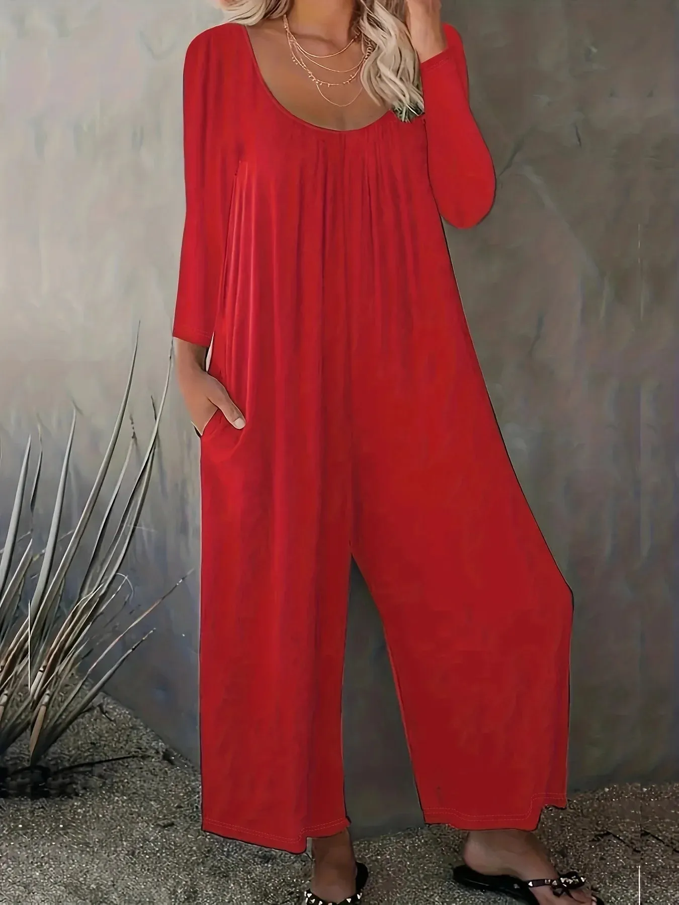 Casual Jumpsuit  Printed