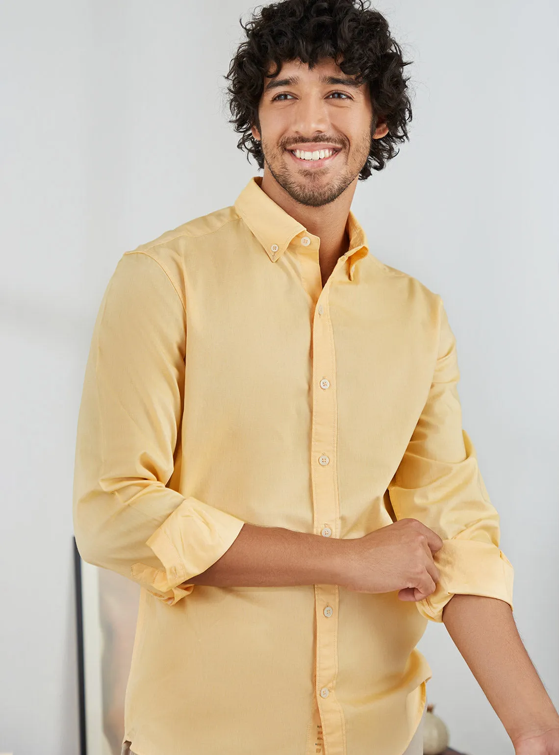 Citrus Gold Oxford Shirt