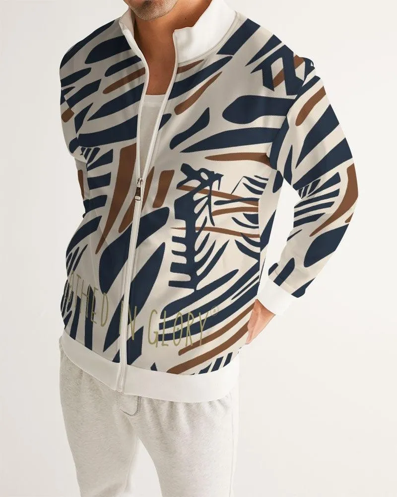 Clothed In Glory Signature Wear African Print Man Track Jacket