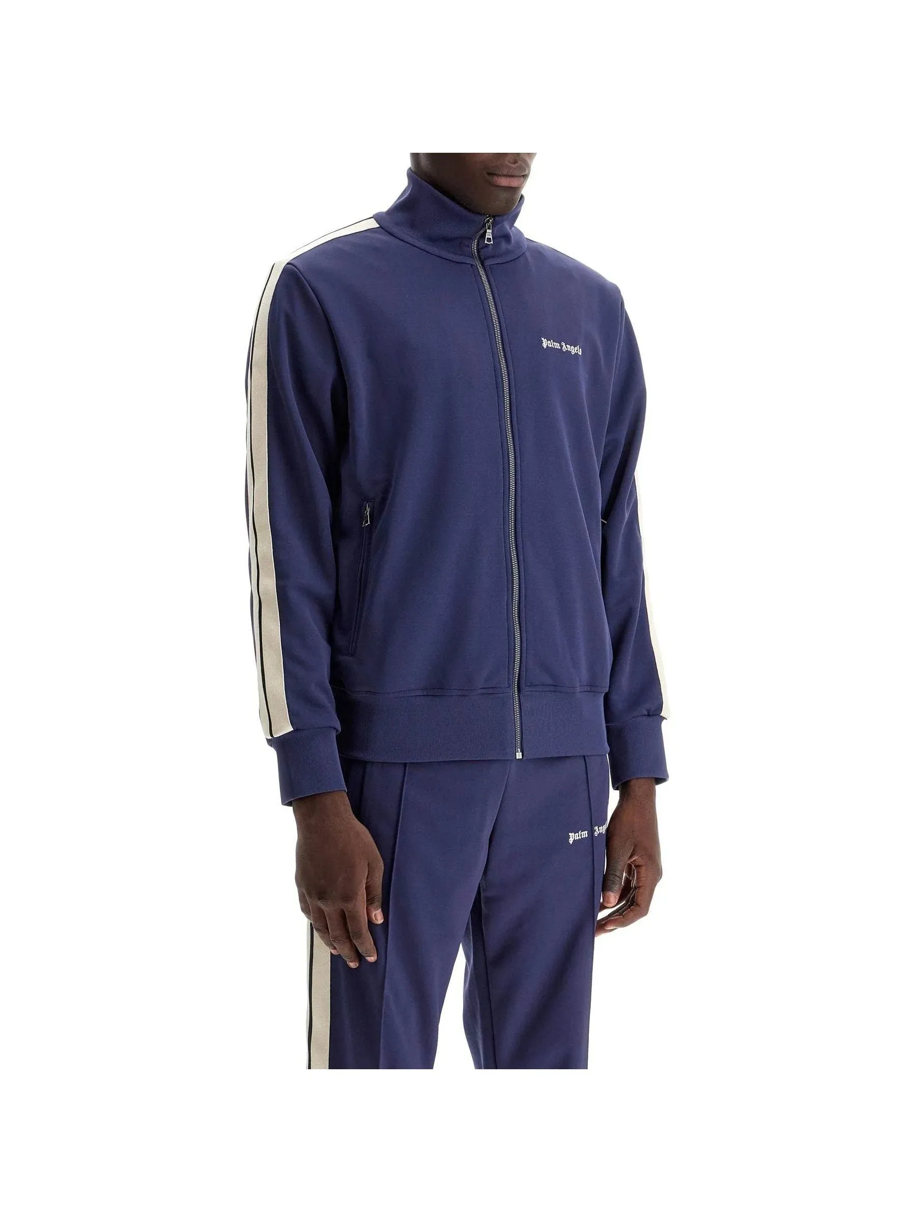 Compact Contrast Band Track Jacket