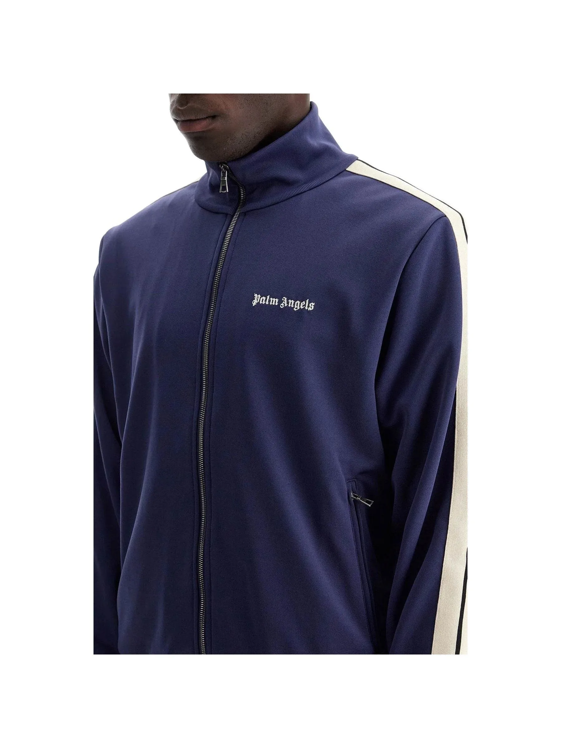 Compact Contrast Band Track Jacket