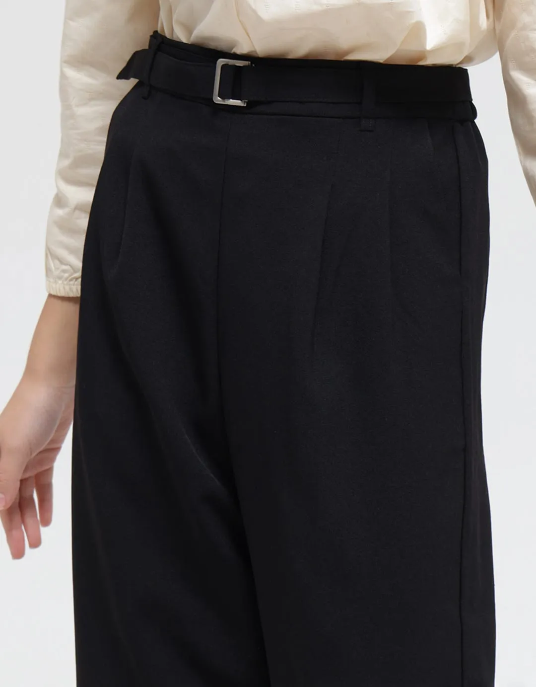 Connexion Long Pants Ruffle Waist Stretch