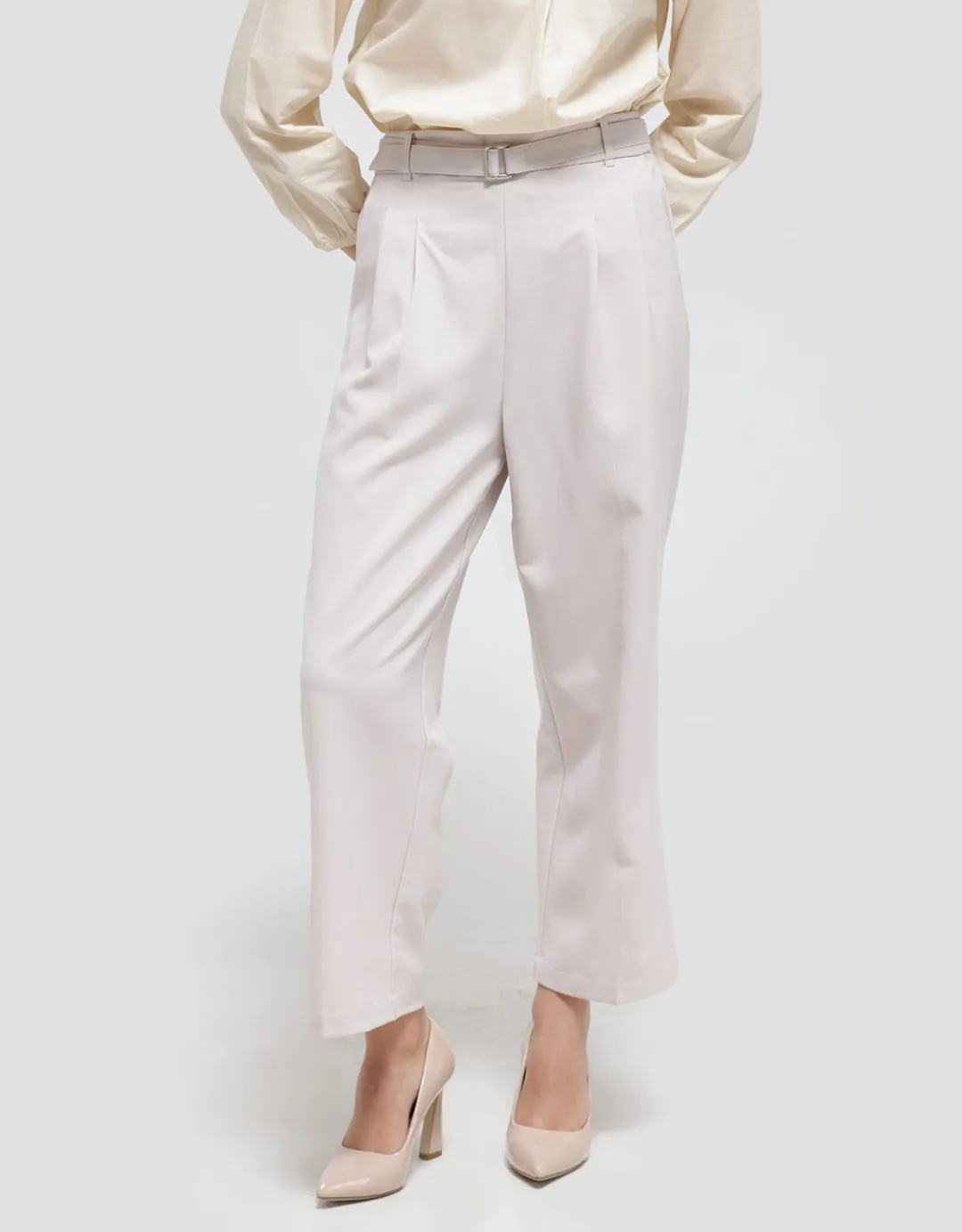 Connexion Long Pants Ruffle Waist Stretch