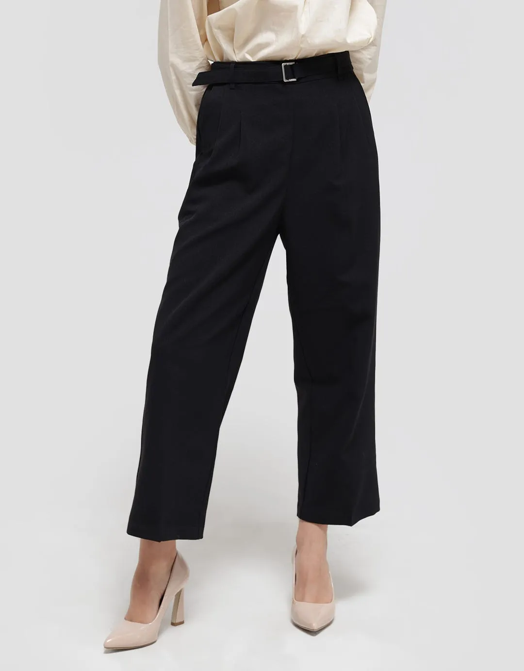 Connexion Long Pants Ruffle Waist Stretch