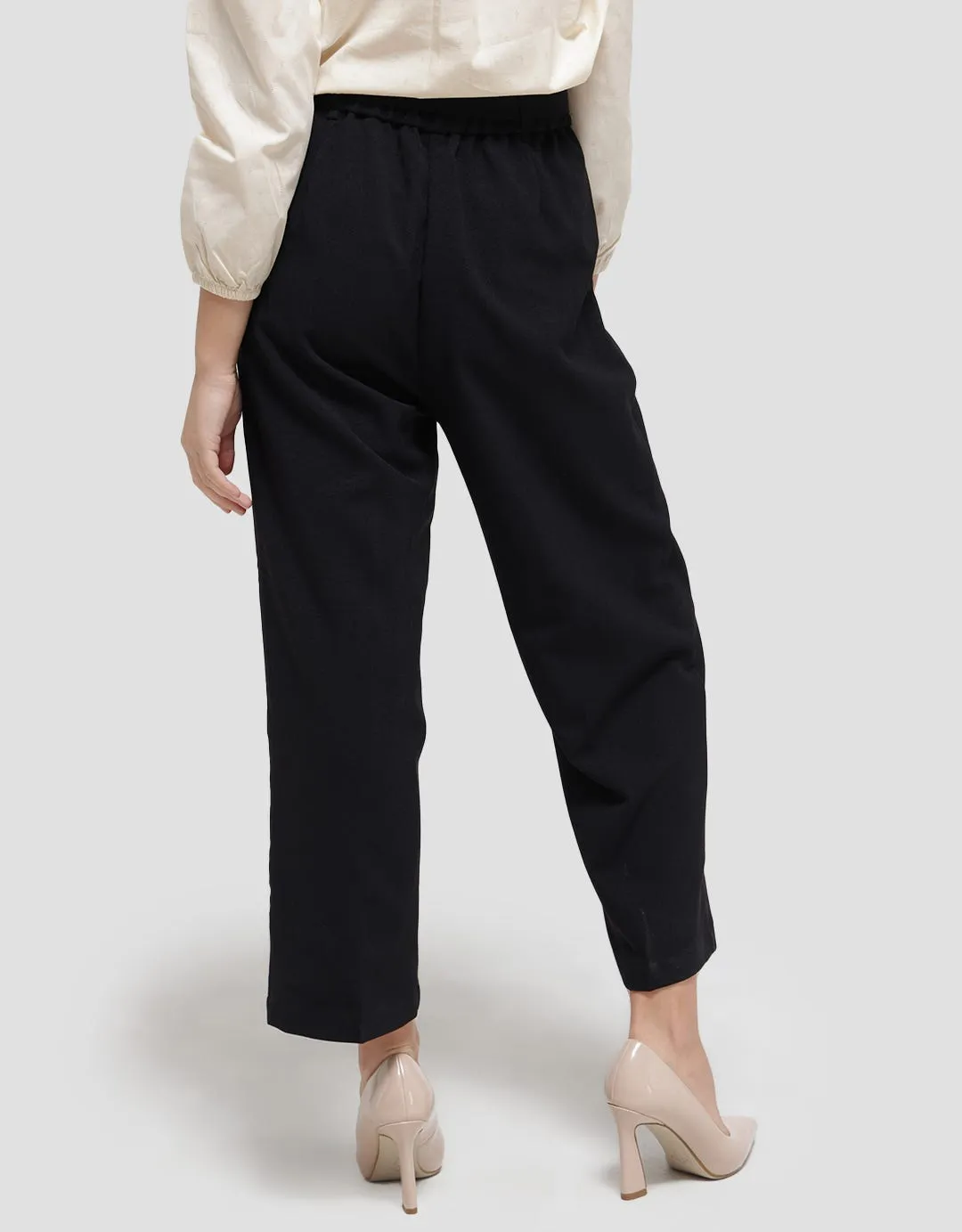 Connexion Long Pants Ruffle Waist Stretch