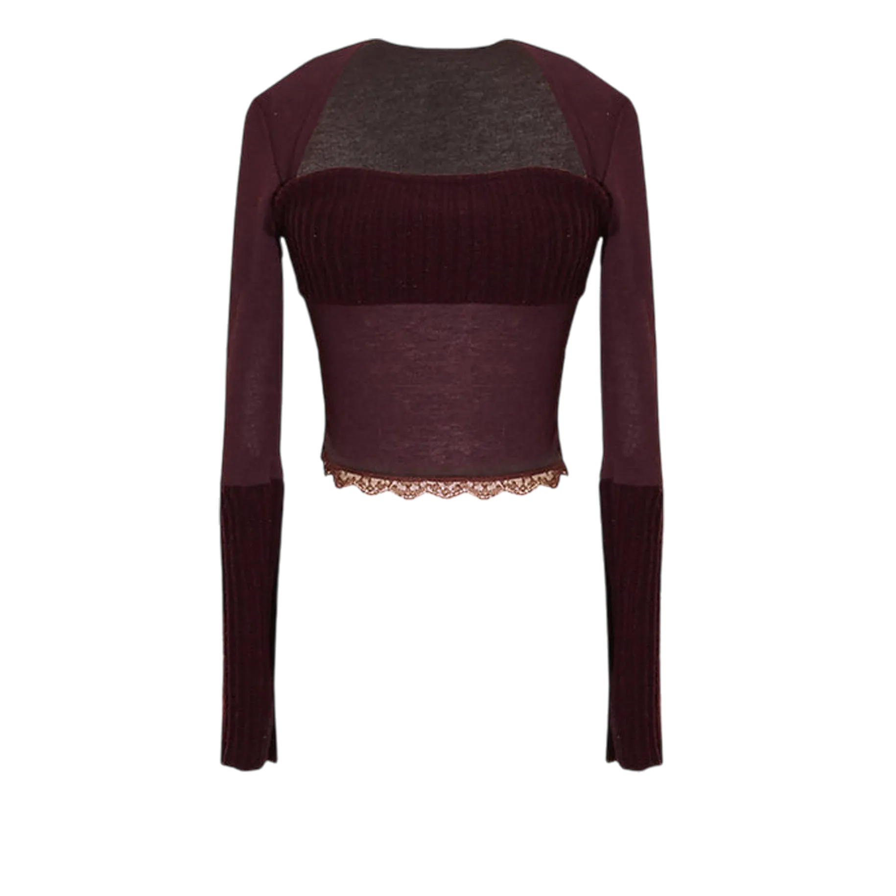 Cozy Knit Maroon Top