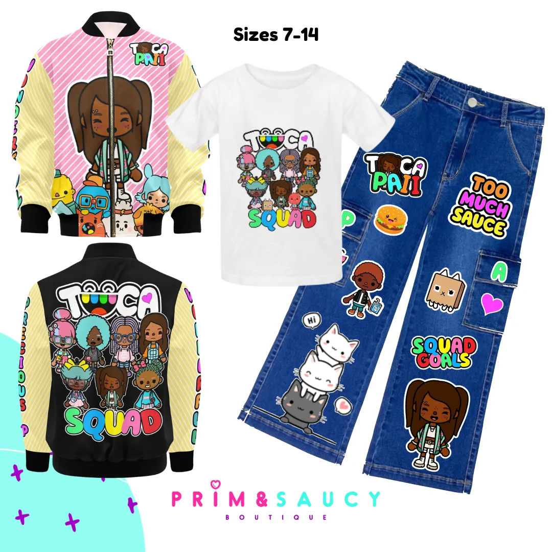 Custom Girls Cargo Jeans