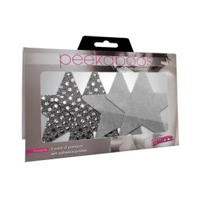 Dark Angel Stars - Silver Pack Of 2