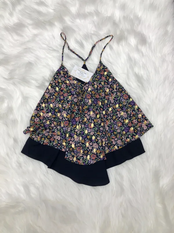 Double layer printed cami