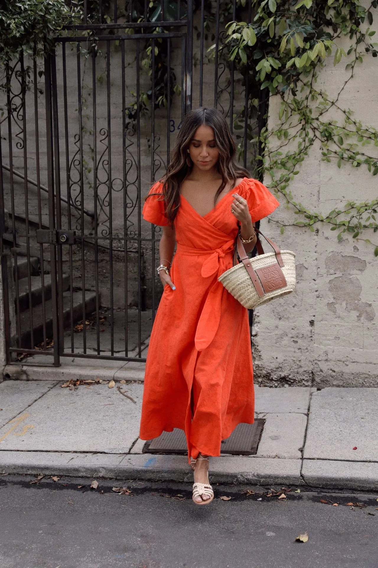 Eli Wrap Cotton Dress