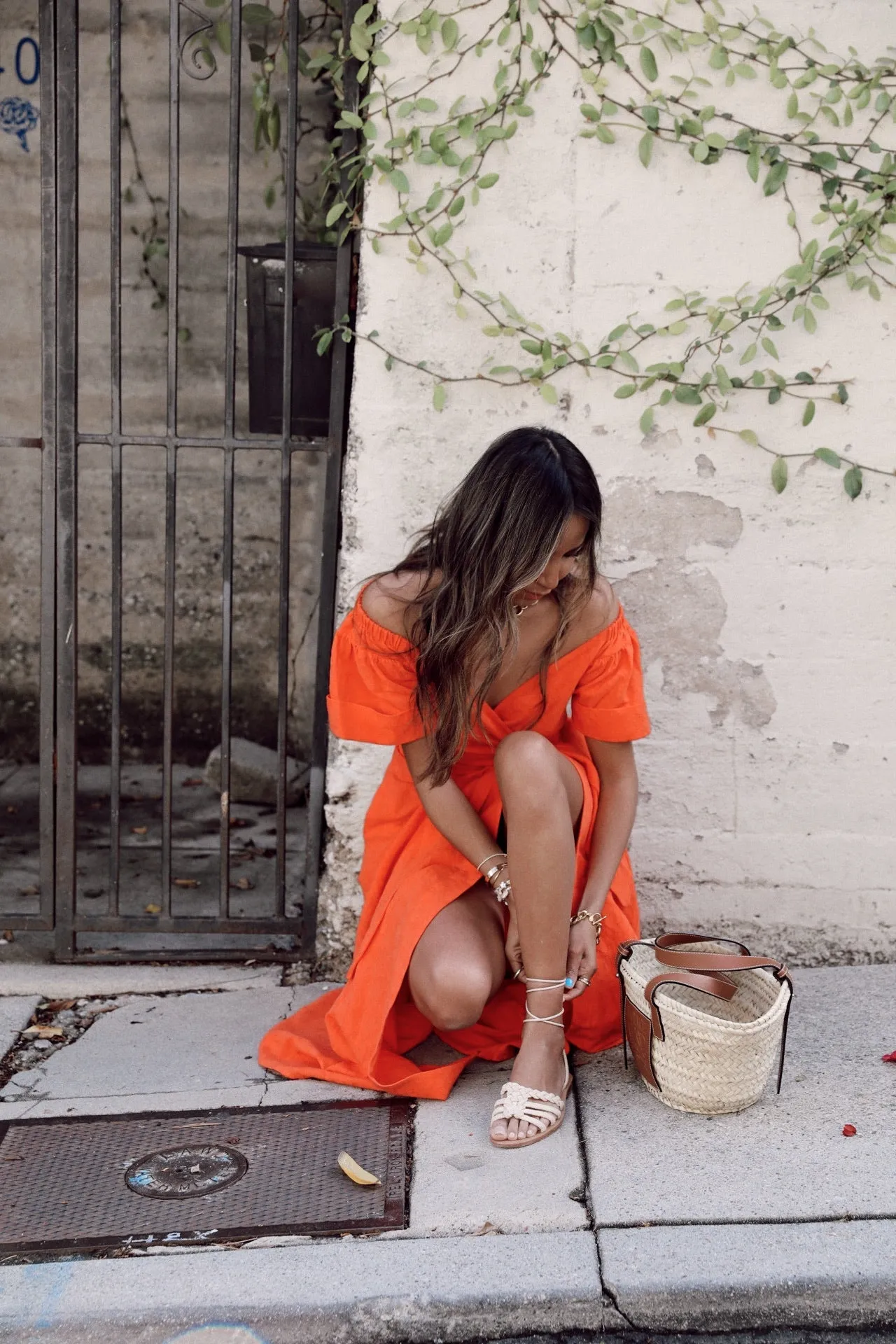 Eli Wrap Cotton Dress