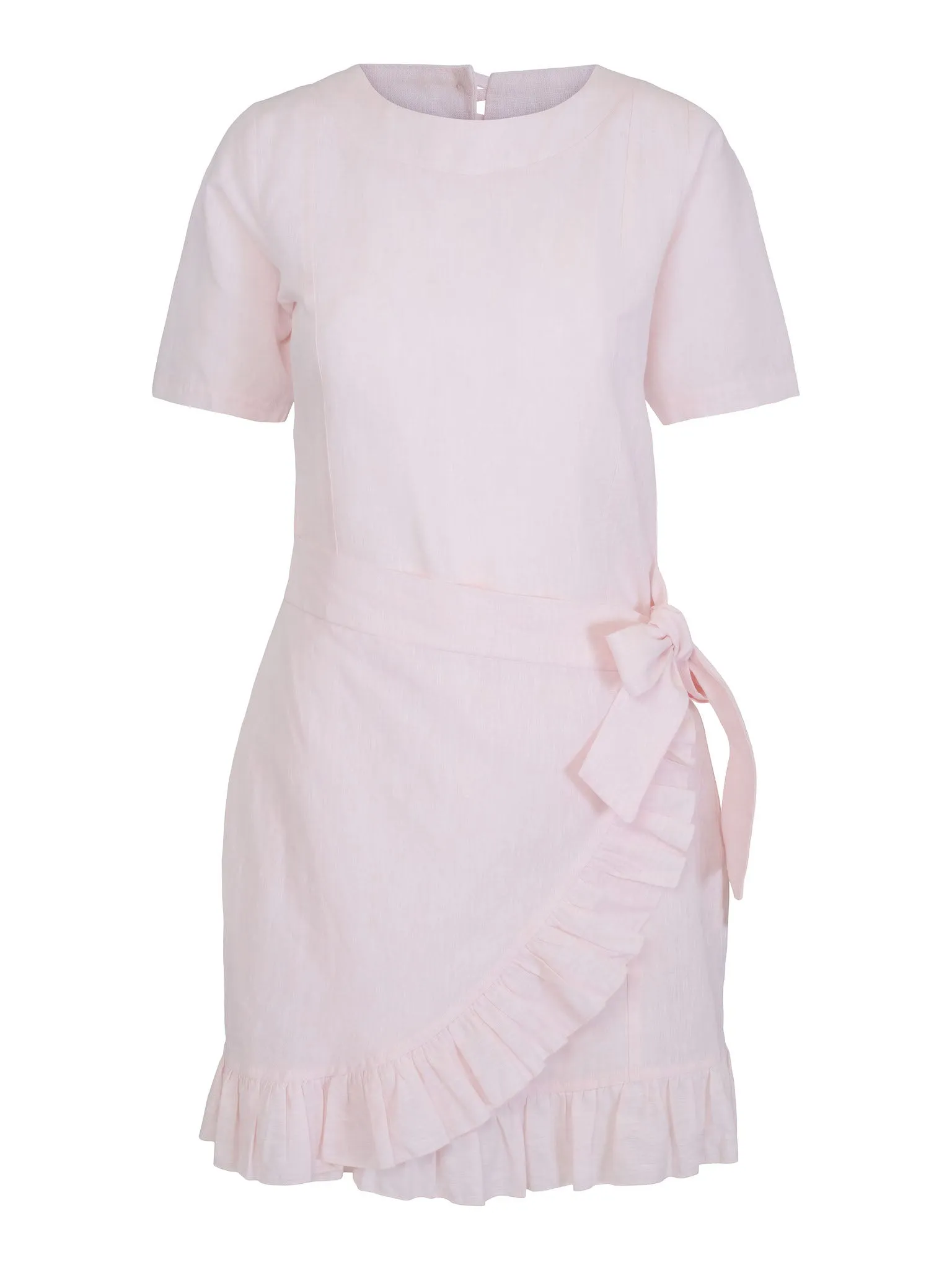 Elicia Wrap Dress - Pink Marshmallow